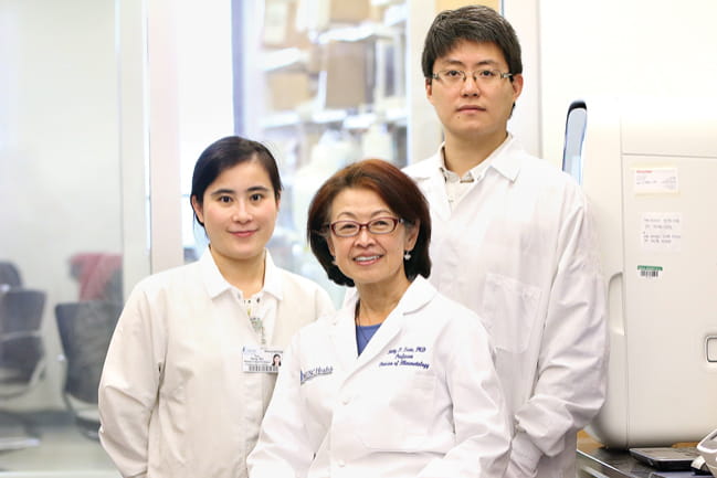 Betty Tsao (front and center) and colleagues