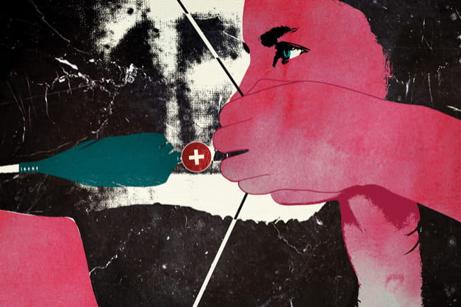 Image of man holding bow and arrow