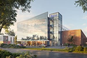 Conceptual rendering of the Indian Land Medical Center exterior
